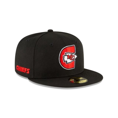 Kansas City Chiefs Gorra | New Era NFL Logo Mix 59fifty Fitted Cap Mexico - Rojos